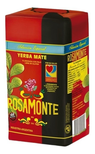 Yerba Mate Rosamonte Seleccion Especial De 1kg Pack 3u