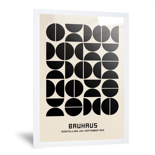 Cuadros Abstracto Bauhaus Circulos Figuras Geométricos 20x30