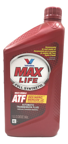 Aceite Transmisión Sintético Atf Multi Vehículo Valvoline