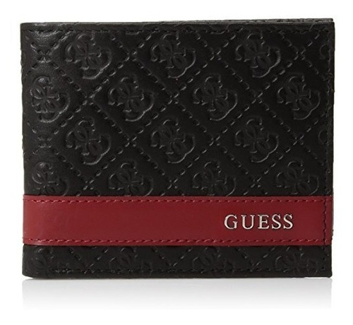 Guess Mens Slim Bifold Wallet De Cuero