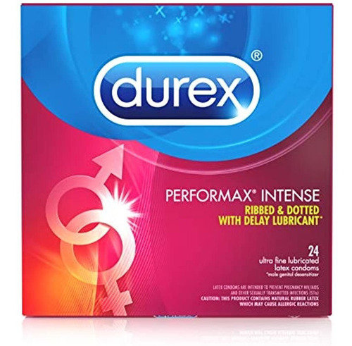 Condones Durex Performax Intense Retardante X 24 Und