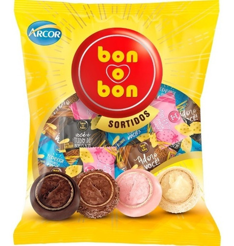 Bombom Bonobon Sortidos Pacote De 750g- Arcor