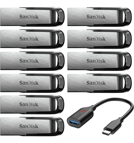 Sandisk 32gb Ultra Flair Usb 3.0 Flash Drive (10-pack) With