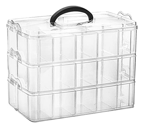 Caja De Almacenamiento Apilable De 3 Niveles De Foraineam Co