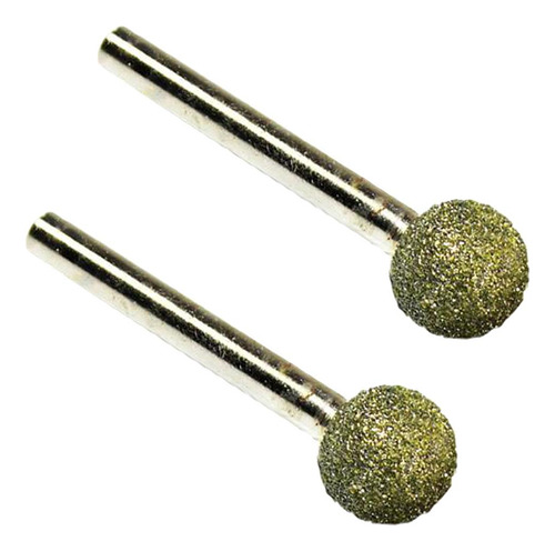 2 Piezas De Cabeza De Molienda De Diamante, Punta 10 Mm 6 Mm