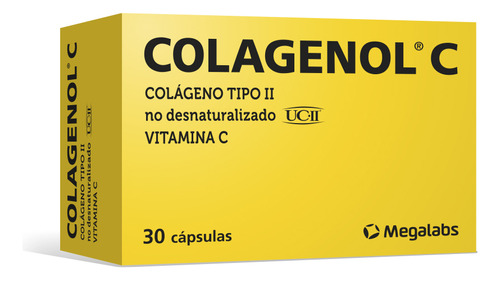 Colagenol® C X 30 Cápsulas - Colágeno Tipo 2 + Vitamina C