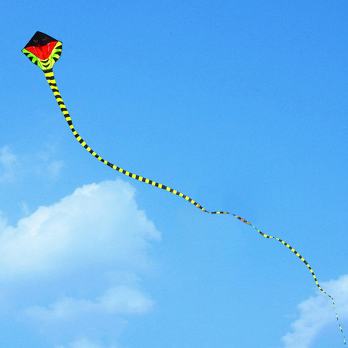Cometa Con Forma De Serpiente Grande De 16 M, Cometa Blanda,