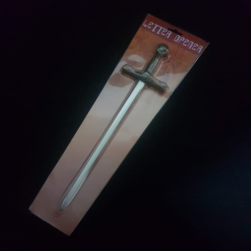 Imagen 7 de 10 de Espada Mini Abre Cartas Medieval Cuchillo Espadin Excalibur