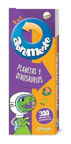 Abremente 2 En 1 : Planetas Y Dinosaurios - Catapulta Junior