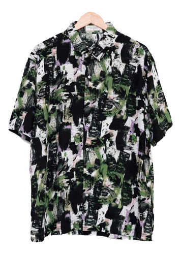 Camisa Batuk Arlequin Manga Corta Estampada Hombre