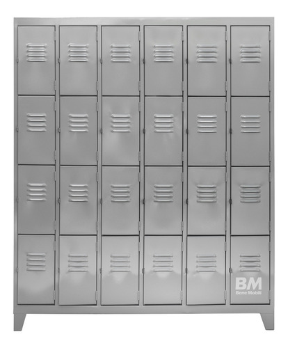 Lockers Metalicos 24 Puertas 1,85x1,53x52!!! Cierre Candado!
