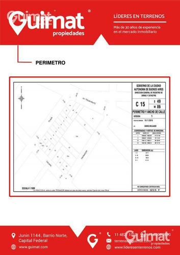 Imagen 4 de 11 de 20 Mts De Frente! - Villa Ortuzar - Lideres En Terrenos - Guimat Propiedades