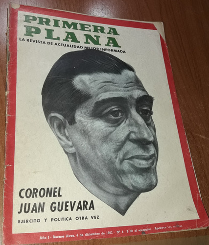 Revista Primera Plana N°4   4 De Diciembre De 1962