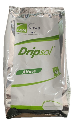 Adubo Fertilizante Dripsol Alface Folhosa 08-09-34 - 9kg