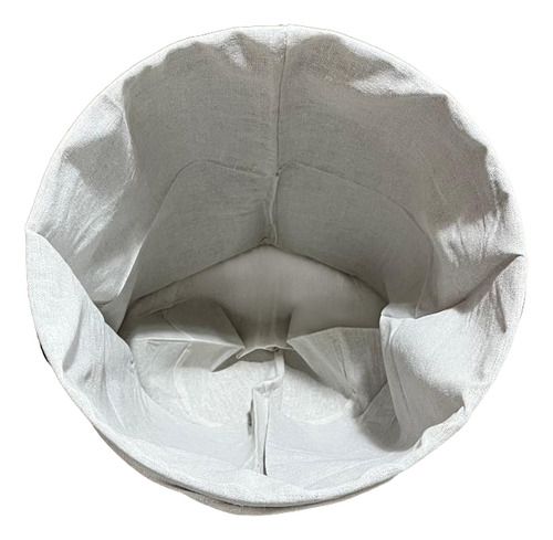 Canasto Para Ropa Cesto Plegable De Bambu Redondo Negro 301446