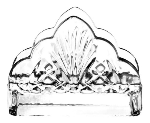 Imagem 2 de 4 de Porta Guardanapos De Cristal Dublyn 13x4,5 Cm Lyor