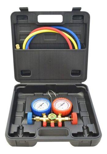 Manifold Com Mangueiras 90cm E Maleta R410 Premium C