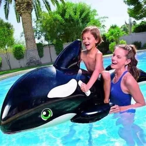 Bestway Inflable Orca 203x102cm 41009 Color Negro Con Blanco