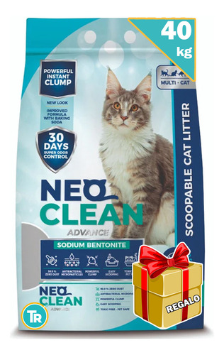 Piedra Sanitario Arena Aglomerante Neo Clean 40 L - 33,2 Kg