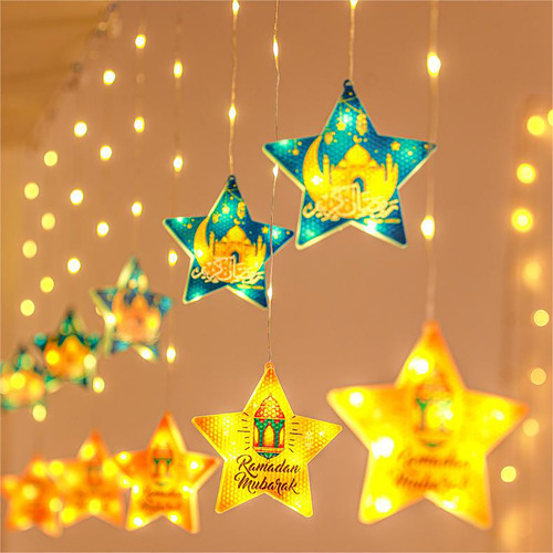 Cortina Led B Castle Pentagonal Star Light String Sce