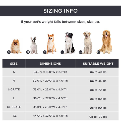 Cama Impermeable Para Perros Grandes Bedsure Entire - 4 ...