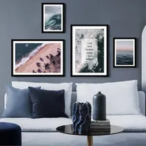 Comprar Set De 4 Cuadros Decorativos Modernos Nórdicos Unicos