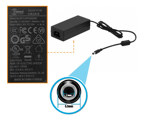 Cable De Requisito Mikrotik 5-100 Poe-in/out-12w Clickbox