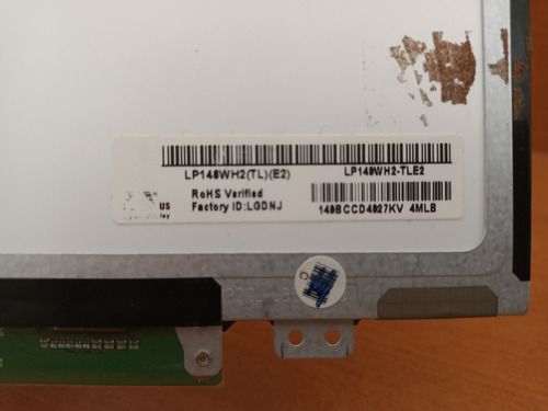 Display Led Slim De 14.0 40 Pines Usado!!! (Usado)