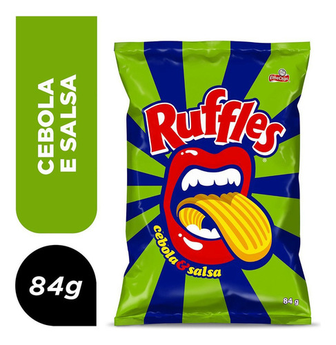 Batata Sabor Cebola E Salsa Elma Chips Ruffles 84g