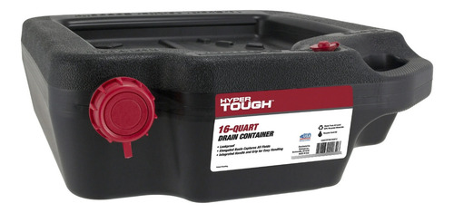 Hyper Tough Contenedor De Aceite Para Drenaje Automotriz Negro