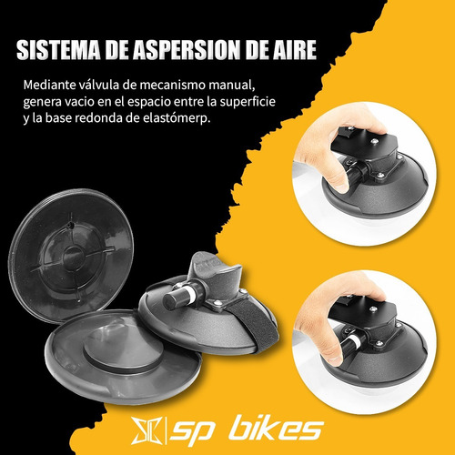 Portabicicletas Con Ventosa De Liberación Rápida Instalación