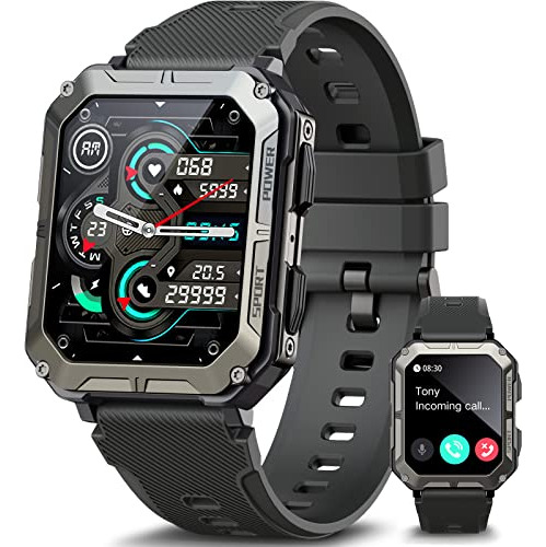 Meoonley Military Rugged Smartwatch For Men,sport Zsx5u