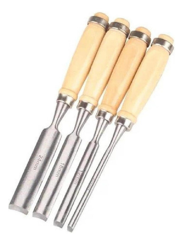 - 4 Cinceles De Carpintero De Madera, Tallados Más Cinceles