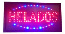 Comprar Cartel Led Helados - Abierto - Heladeria - Oferta - Kiosco O La Palabra Que Quieras A Pedido