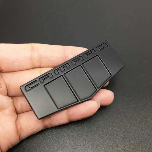 2 Emblemas Negro Chevrolet Camaro Bandera 2018 2019 2021 22