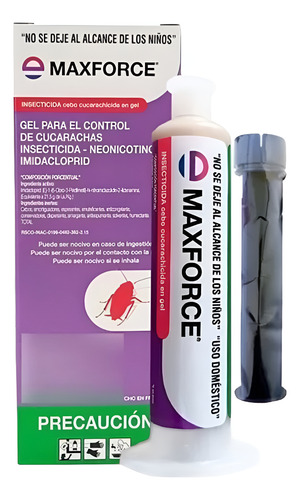 Maxforce Gel 30g Envu. Insecticida En Cebo. Mata Cucarachas