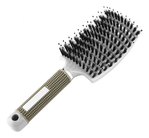 Escova De Cabelo Ultra Desembaraçante Máxi Nylon Cor Branca