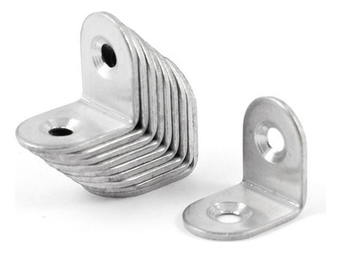 Suporte Angular De 90 Graus, Canto De Metal, 20 Unidades