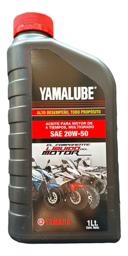 Aceite Yamalube Mineral 4t 20w-50