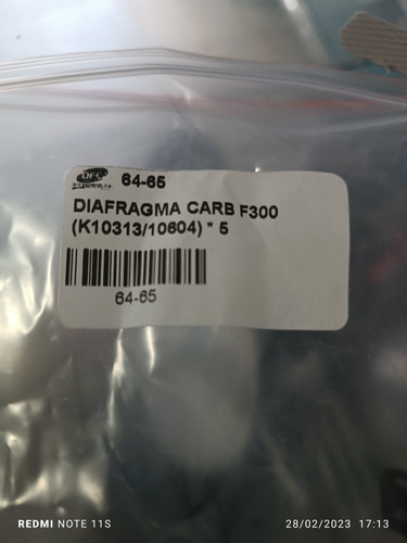 Diafragma Carburador Ford 300