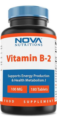 Suplemento Vitamina B2 Riboflavina - Unidad a $577