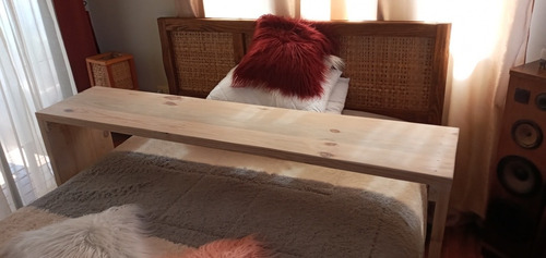 Mesa De Madera Con Rueda Para Camas