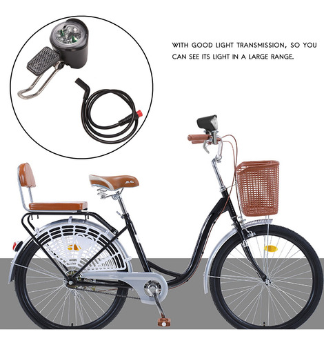 Luz Led Para Bicicleta Eléctrica, 6 V, 12 V, 24 V, 36 V, 48