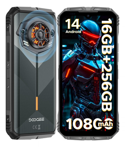 Smartphone Doogee S Punk Android 14 16 Gb+256 Gb/1 Tb 10800 Mah
