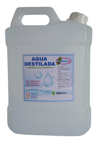 Agua Destilada 10 Litros - mL a $4