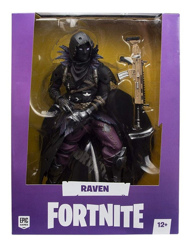 Fortnite Raven 25cm Mcfarlane Toys Epic Games Delujo