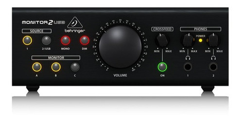 Controlador Audífonos Behringer Monitor2usb + Envío Express