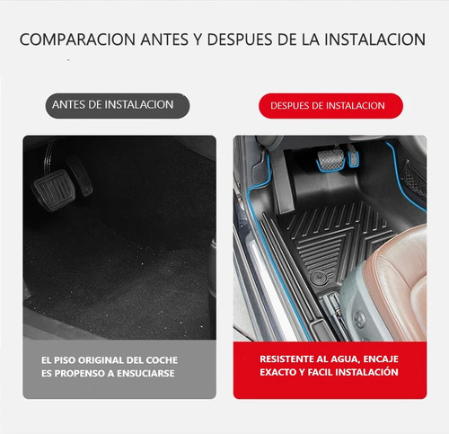 Protector Cubre Piso 6d Tpe Mazda Bt50 2015-2024