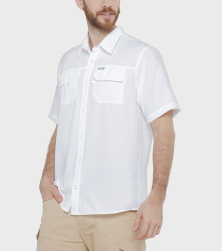 Camisa Montagne Raven M/corta Hombre, Secado Rápido, Prot Uv