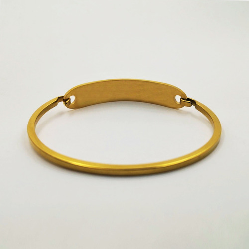 Imagen 5 de 7 de Pulsera Acero Alerta Médica Grabado Láser Personalizado 1176
